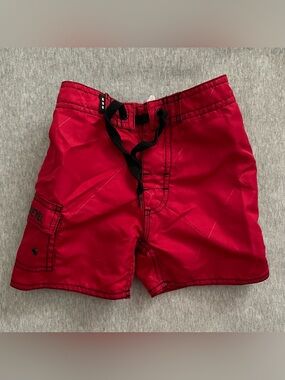 Ohio State Size 18 months red swim trunks beach swimwear